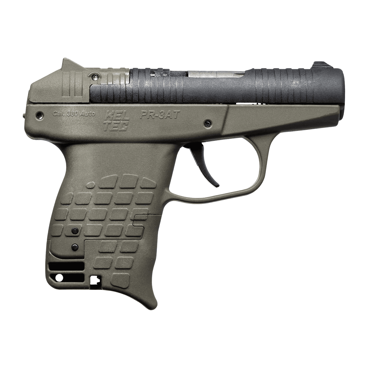 Kel-Tec PR3ATGRN PR-3AT Compact Frame 380 ACP 13+1 2.85" Black Rotating Barrel Shroud, Green Kel-Tec PR3ATGRN PR-3AT Compact Frame 380 ACP 13+1 2.85" Black Rotating Barrel Shroud, Green