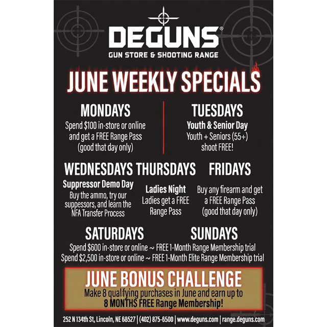 HOT Weekly Specials & Events June 2026 HOT Weekly Specials & Events June 2026