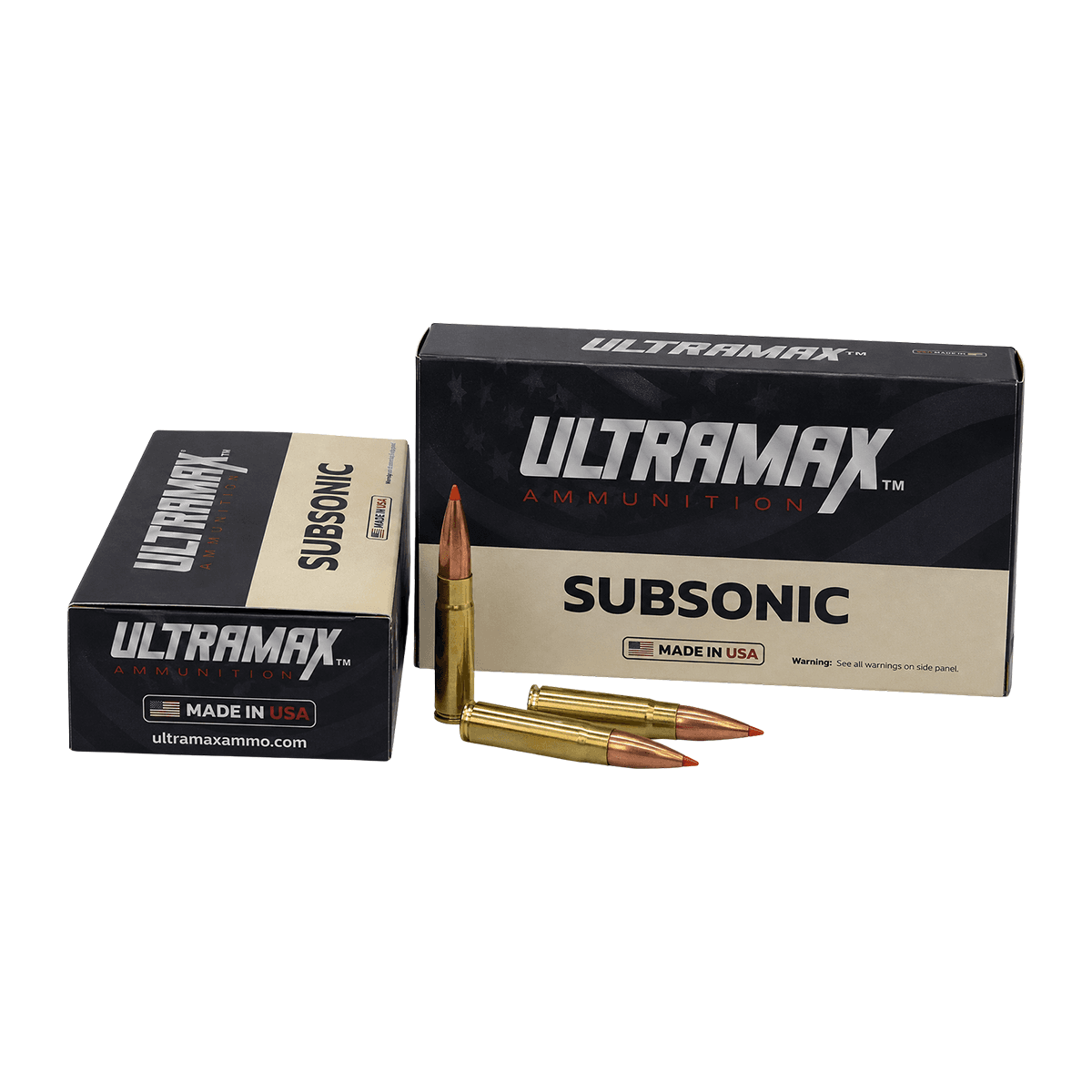 ULTRAMAX Ammunition ULT-300BLK-1-N 300 Blackout 208gr 20 Per Box ULTRAMAX Ammunition ULT-300BLK-1-N 300 Blackout 208gr 20 Per Box