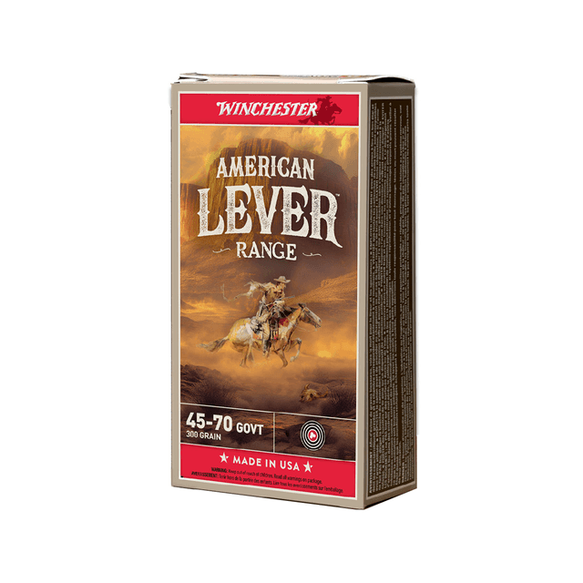 Winchester Ammo W4570AL American Lever Range 45-70 Gov 300gr Lead 20 Per Box Winchester Ammo W4570AL American Lever Range 45-70 Gov 300gr Lead 20 Per Box