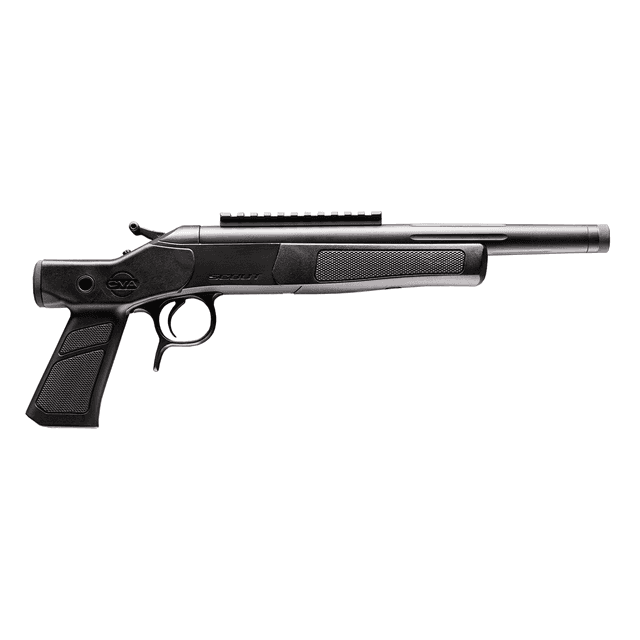 CVA CP802 Scout XP 300 Blackout 1rd 11.50" Matte Stainless Steel Fluted Threaded Barrel, Picatinny Rail, Graphite Black XP Pistol Grip CVA CP802 Scout XP 300 Blackout 1rd 11.50" Matte Stainless Steel Fluted Threaded Barrel, Picatinny Rail, Graphite Black XP Pistol Grip