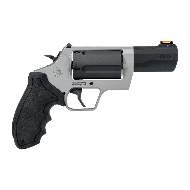 Taurus 2-JUDGE35 Judge 45 Long Colt/410 Gauge 5 Shot 3" Stainless Steel Barrel & Frame Taurus 2-JUDGE35 Judge 45 Long Colt/410 Gauge 5 Shot 3" Stainless Steel Barrel & Frame