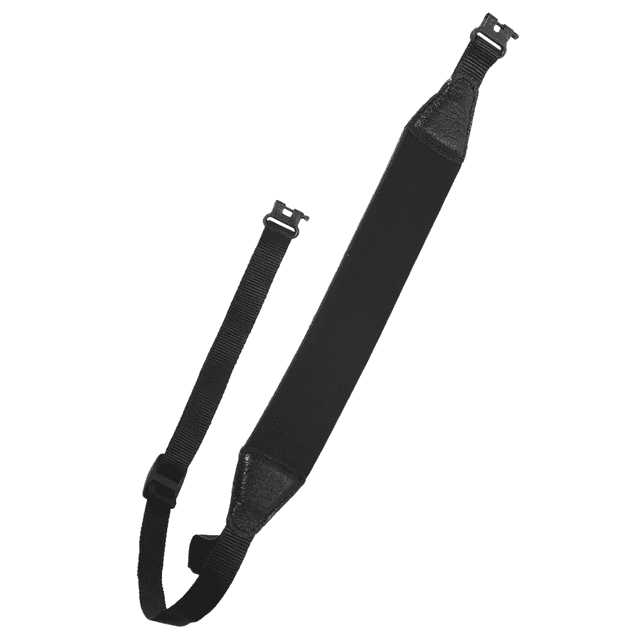 Outdoor Connection NDS-90063 Elite Sling Black Leather/Neoprene Adjustable Rifle/Shotgun Outdoor Connection NDS-90063 Elite Sling Black Leather/Neoprene Adjustable Rifle/Shotgun