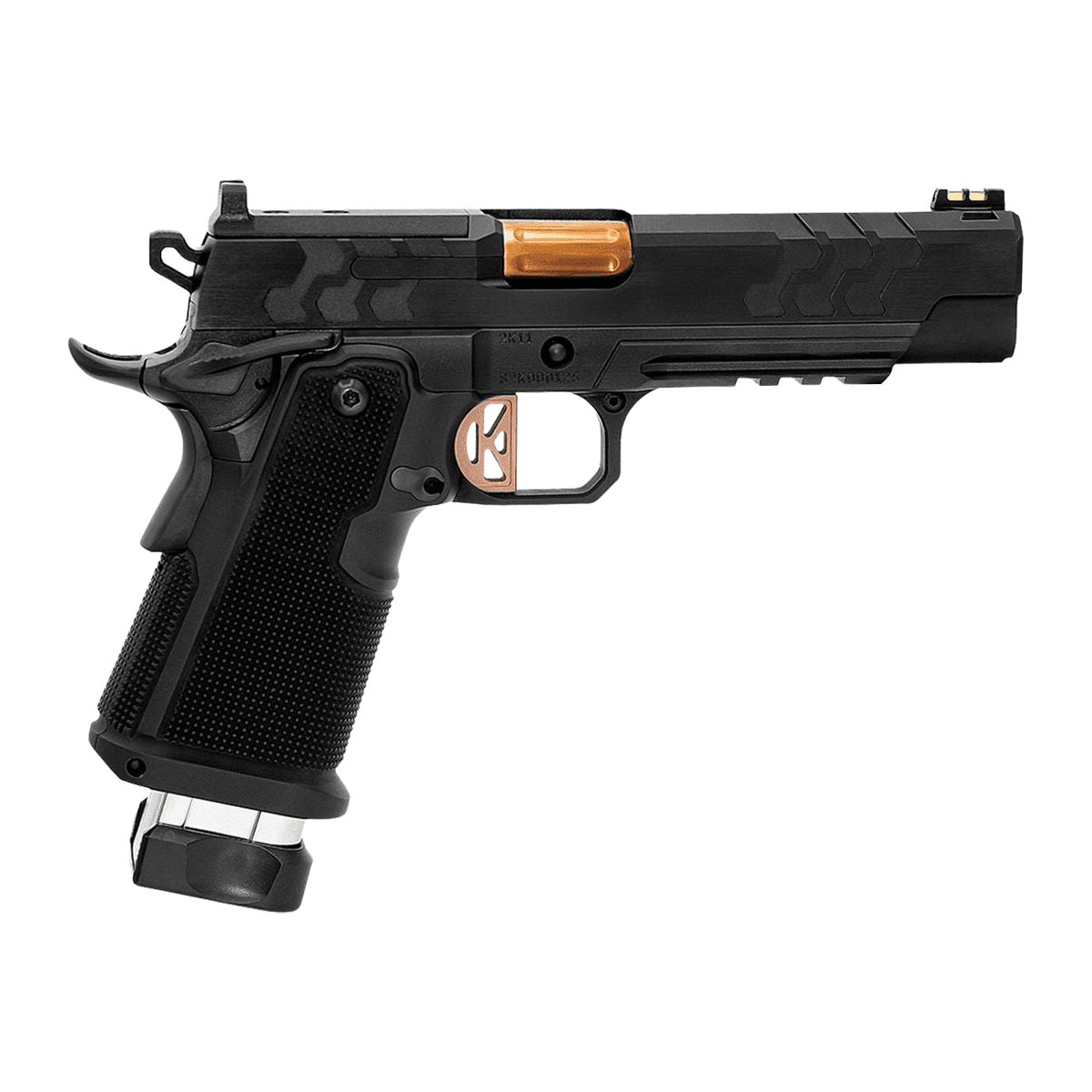 Kimber Mfg, Inc 3500056 2K11 9mm Luger 10+1 Lightening Cut/Optic Ready/Serrated Slide, Stainless Steel Kimber Mfg, Inc 3500056 2K11 9mm Luger 10+1 Lightening Cut/Optic Ready/Serrated Slide, Stainless Steel