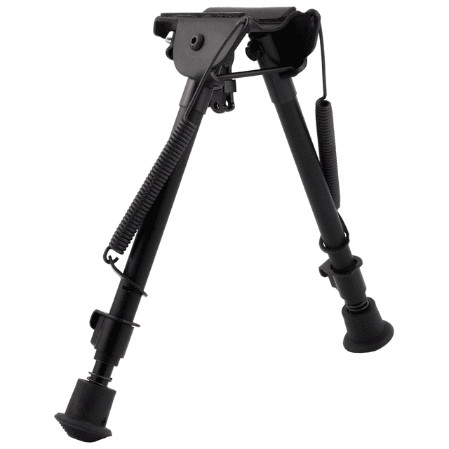 Harris Bipods 1A2LM Non-Swivel L Swivel Stud, 9-13", Black Steel/Aluminum, Notched Legs, Rubber Feet Harris Bipods 1A2LM Non-Swivel L Swivel Stud, 9-13", Black Steel/Aluminum, Notched Legs, Rubber Feet