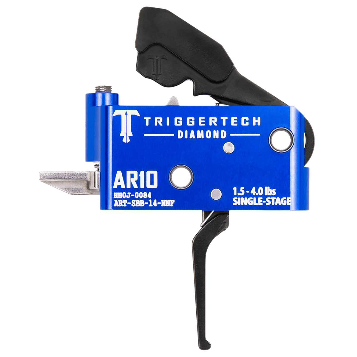 TriggerTech ARTSAB14NNF Diamond Black Straight Flat Fits AR-10 TriggerTech ARTSAB14NNF Diamond Black Straight Flat Fits AR-10