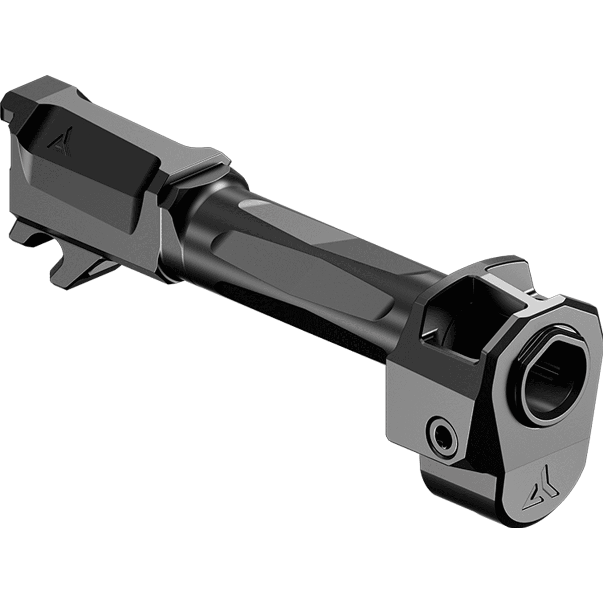Radian Weapons R0873 Ramjet & Afterburner Combo Compatible w/Glock 19 Gen3, Match Grade Gray PVD Stainless Steel Radian Weapons R0873 Ramjet & Afterburner Combo Compatible w/Glock 19 Gen3, Match Grade Gray PVD Stainless Steel