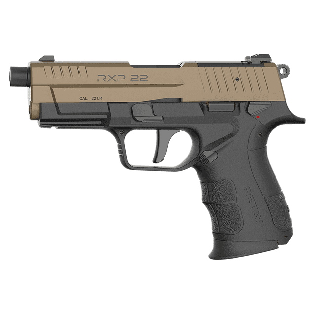 Retay USA RXP22BLKFDES13TH RXP 22 LR 13+1 4" Threaded Barrel, Flat Dark Earth Cerakote Optic Ready Retay USA RXP22BLKFDES13TH RXP 22 LR 13+1 4" Threaded Barrel, Flat Dark Earth Cerakote Optic Ready