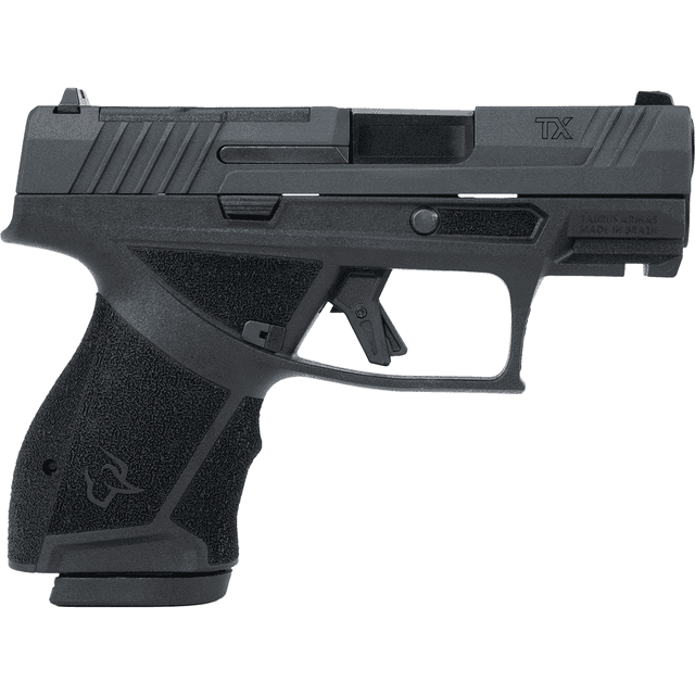 Taurus 1-TX9SC431 TX 9 Sub-Compact Frame 9mm Luger 13+1 3.40" Black Black Nitride Alloy Steel Optic Ready Taurus 1-TX9SC431 TX 9 Sub-Compact Frame 9mm Luger 13+1 3.40" Black Black Nitride Alloy Steel Optic Ready