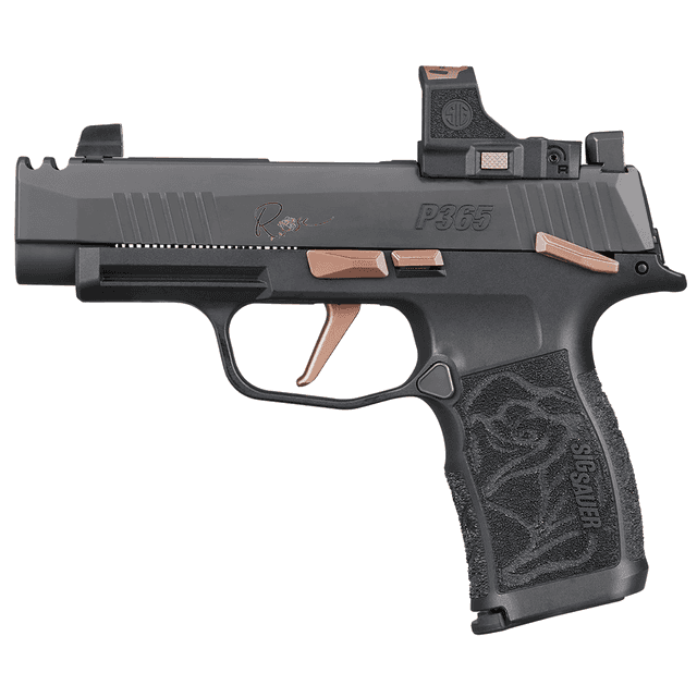 Sig Sauer 365XL-9-ROSE-MS-RS P365 XL Rose Kit Micro Compact 9mm Luger 12+1 3.70" Nitron Stainless Steel Serrated w/Optic Slide, Black w/Rose Gold Sig Sauer 365XL-9-ROSE-MS-RS P365 XL Rose Kit Micro Compact 9mm Luger 12+1 3.70" Nitron Stainless Steel Serrated w/Optic Slide, Black w/Rose Gold