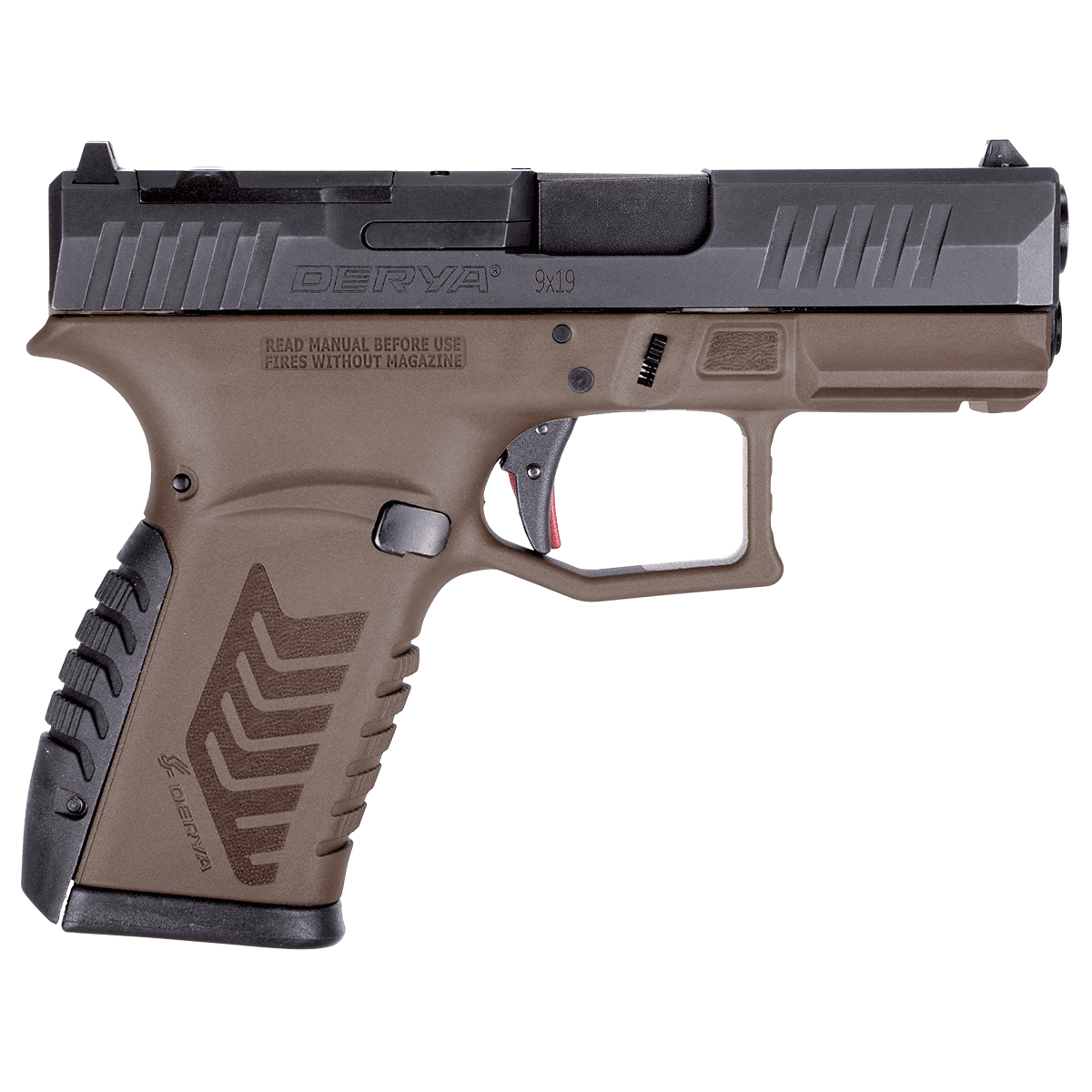 Derya Firearms DY9Z.TTMB.TR DY9Z Micro Compact 9mm Luger 15+1 3.50" Black Melonite Alloy Steel Barrel & Optic Ready, Midnight Bronze Derya Firearms DY9Z.TTMB.TR DY9Z Micro Compact 9mm Luger 15+1 3.50" Black Melonite Alloy Steel Barrel & Optic Ready, Midnight Bronze