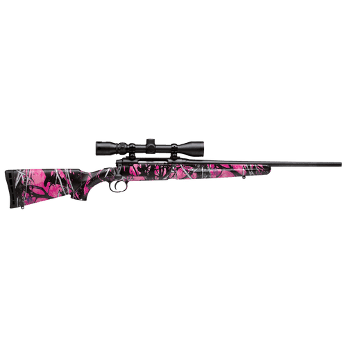 SAVAGE 19976 AXIS XP YOUTH WITH SCOPE BOLT 243 WINCHESTER 20" 4+1 SYNTHETIC MUDDY GIRL STK BLACK SAVAGE 19976 AXIS XP YOUTH WITH SCOPE BOLT 243 WINCHESTER 20" 4+1 SYNTHETIC MUDDY GIRL STK BLACK