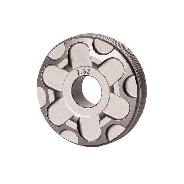 RUGGED SUPPRESSOR FC005 TI Front Cap 7.62mm Titanium/Teflon RUGGED SUPPRESSOR FC005 TI Front Cap 7.62mm Titanium/Teflon