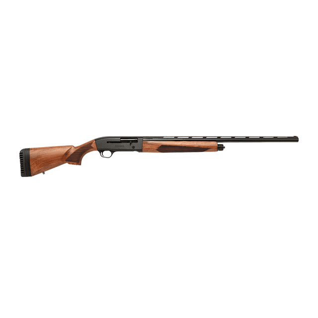 Maverick Arms 33001 SA 12 Gauge Semi-Auto 3" 5+1 28" Matte Blued Vent Rib Barrel, Adj LOP Satin Walnut Stock Maverick Arms 33001 SA 12 Gauge Semi-Auto 3" 5+1 28" Matte Blued Vent Rib Barrel, Adj LOP Satin Walnut Stock