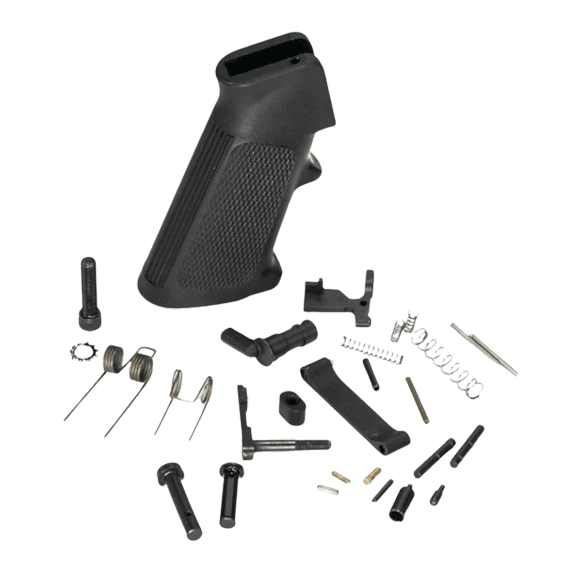 White Label Armory WLA-LOW-1014-01 Lower Parts Kit For AR Platform Curved Trigger Black White Label Armory WLA-LOW-1014-01 Lower Parts Kit For AR Platform Curved Trigger Black