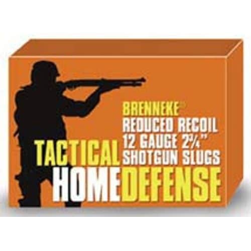 Brenneke USA Tactical Home Defense 12 Gauge 2-3/4" Reduced Recoil 1 oz Lead Slug Box of 5 SL-122THD Brenneke USA Tactical Home Defense 12 Gauge 2-3/4" Reduced Recoil 1 oz Lead Slug Box of 5 SL-122THD