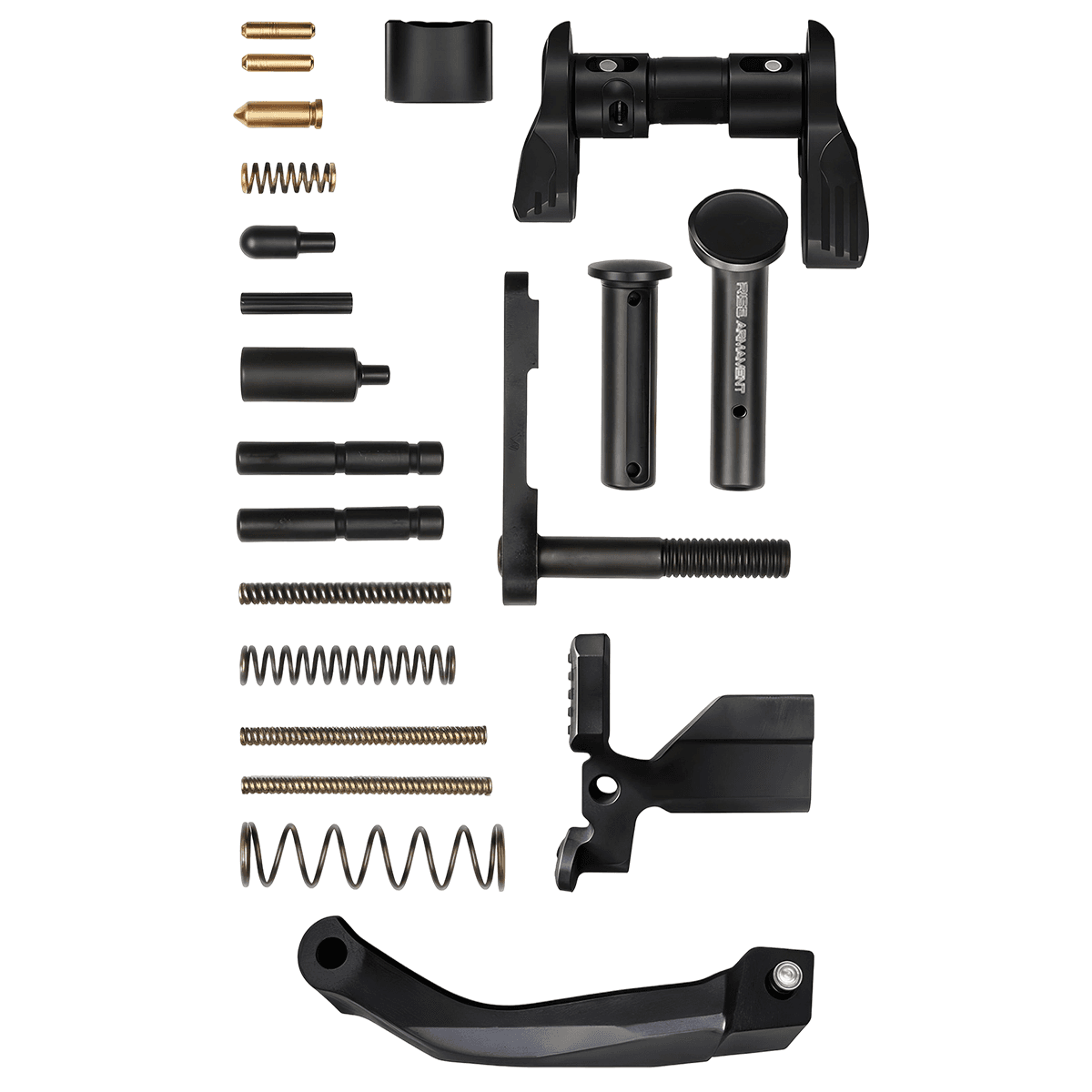 Rise Armament 12003ADV Premium Lower Parts Kit Black Aluminum Rise Armament 12003ADV Premium Lower Parts Kit Black Aluminum