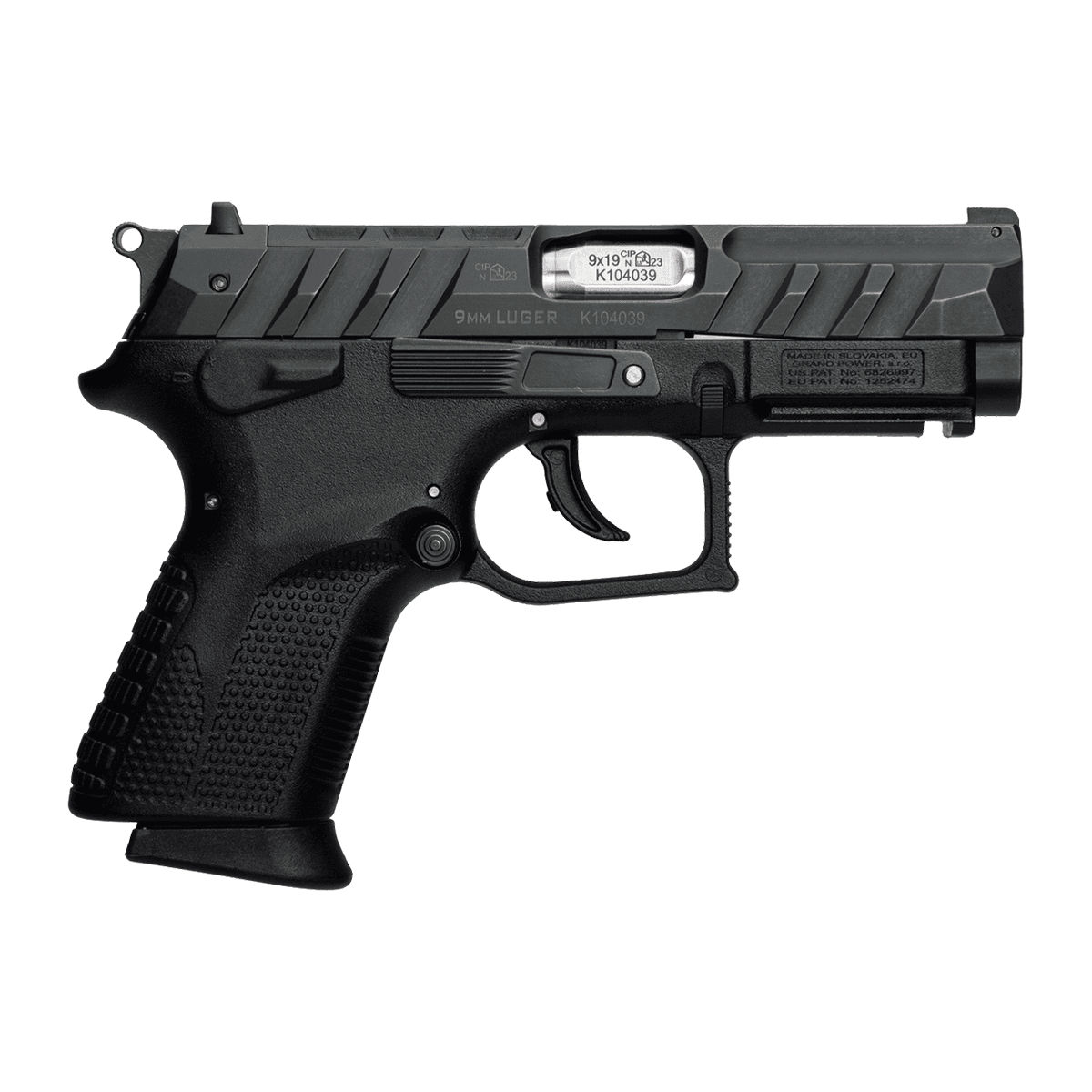 Grand Power 8588005944663 P1S Mk23 9mm Luger 12+1 3.66" Stainless Rotating Barrel, Black Optic Ready Grand Power 8588005944663 P1S Mk23 9mm Luger 12+1 3.66" Stainless Rotating Barrel, Black Optic Ready