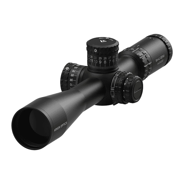 Arken SH4J-6240VHR SH-4J Matte Black 6-24x50mm 34mm Tube Illuminated Red VHR MOA Reticle Arken SH4J-6240VHR SH-4J Matte Black 6-24x50mm 34mm Tube Illuminated Red VHR MOA Reticle