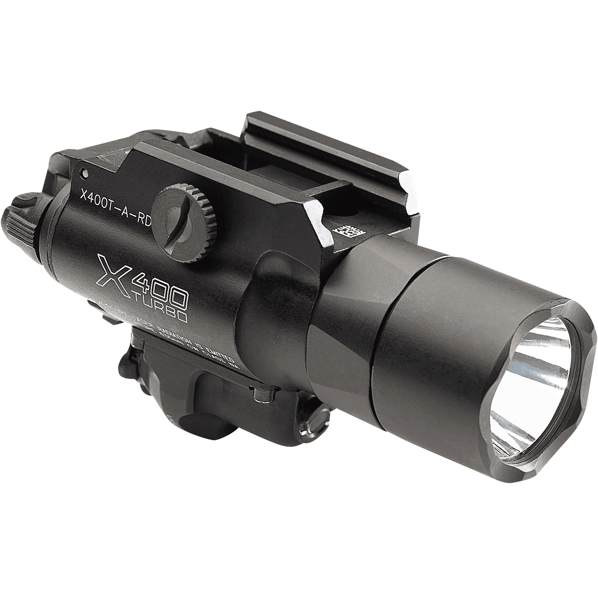 SureFire X400TARD X400T-A-RD Turbo Black Anodized 650 Lumens White LED/Red Laser SureFire X400TARD X400T-A-RD Turbo Black Anodized 650 Lumens White LED/Red Laser