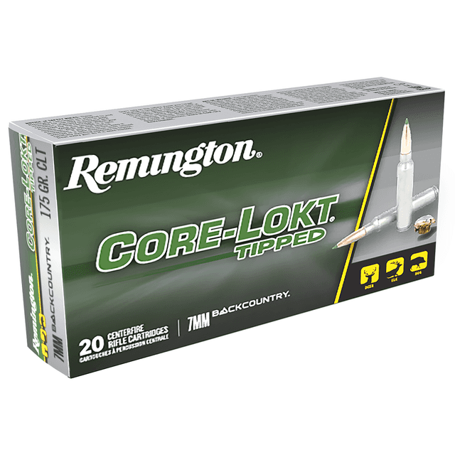 Remington Ammunition 28989 Core-Lokt Tipped 7mmBC 175gr 20 Per Box Remington Ammunition 28989 Core-Lokt Tipped 7mmBC 175gr 20 Per Box