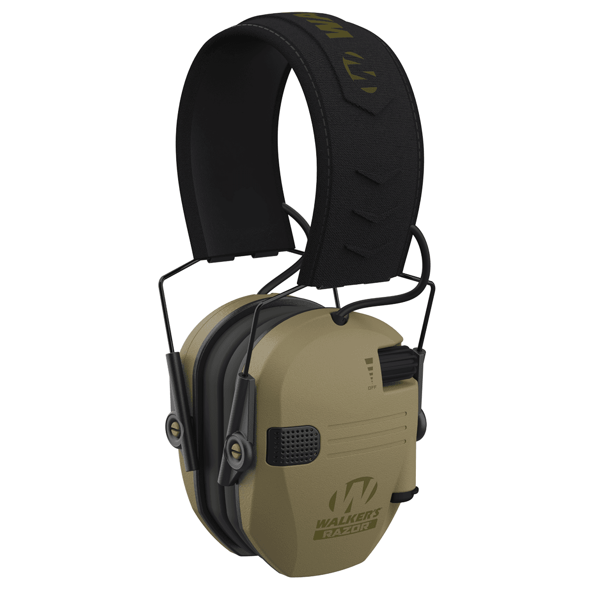 Walker's GWPRSEMODG Razor Slim Electronic Muff 23 dB OD Green Walker's GWPRSEMODG Razor Slim Electronic Muff 23 dB OD Green