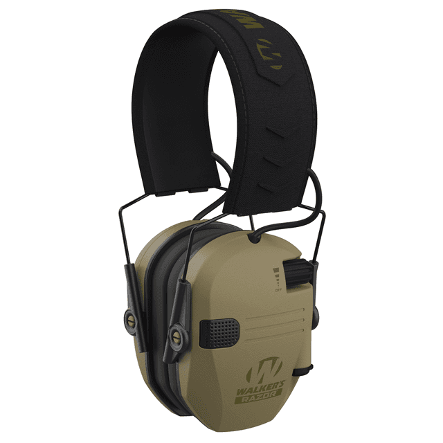 Walker's GWPRSEMODG Razor Slim Electronic Muff 23 dB OD Green Walker's GWPRSEMODG Razor Slim Electronic Muff 23 dB OD Green
