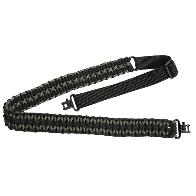 Outdoor Connection PCS-80569 Paracord Sling 1" W x 43" L Adjustable Black w/Green Accents for Rifle/Shotgun Outdoor Connection PCS-80569 Paracord Sling 1" W x 43" L Adjustable Black w/Green Accents for Rifle/Shotgun