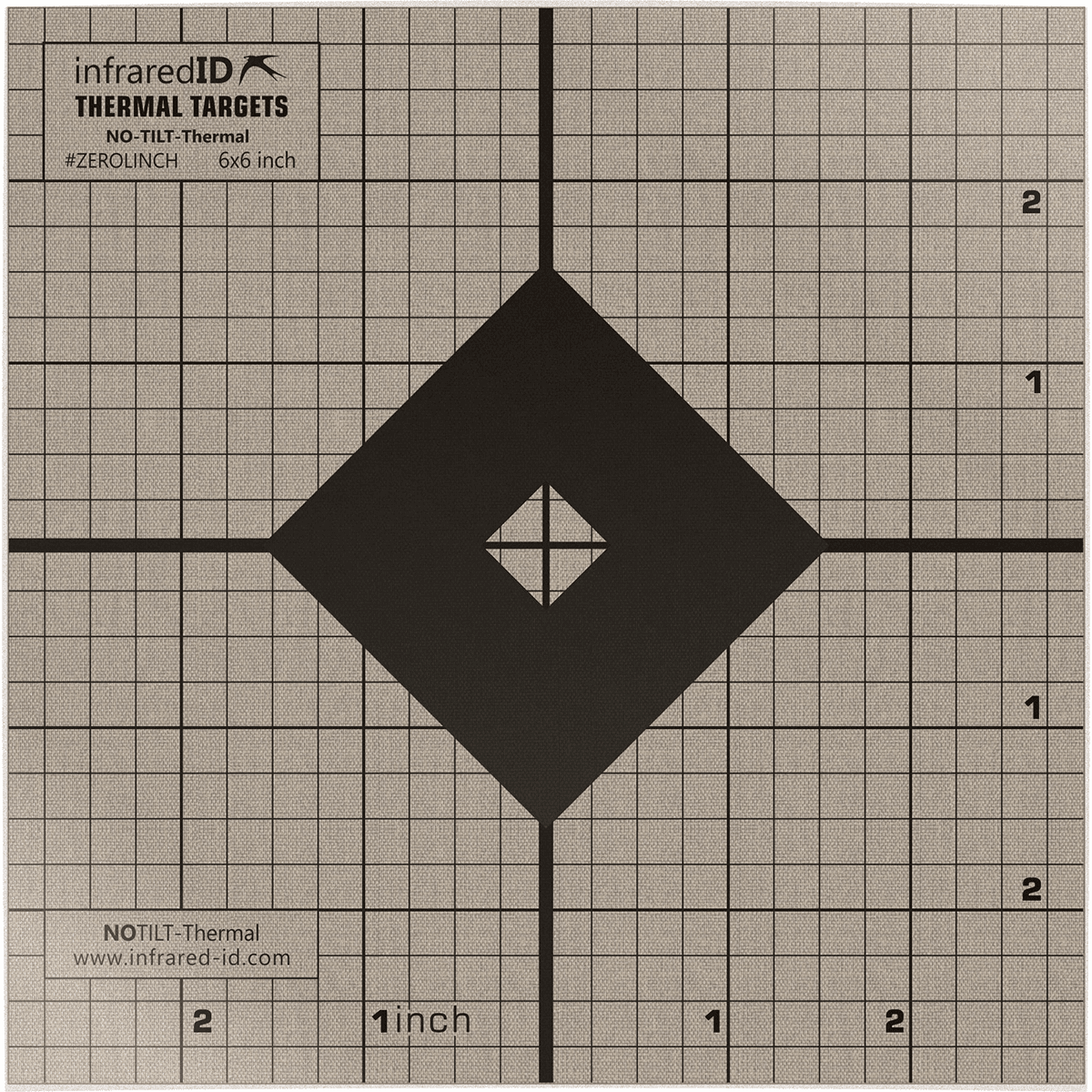 INFRARED-ID Zerolinch Thermal Zero Target Inch 5 Pack INFRARED-ID Zerolinch Thermal Zero Target Inch 5 Pack