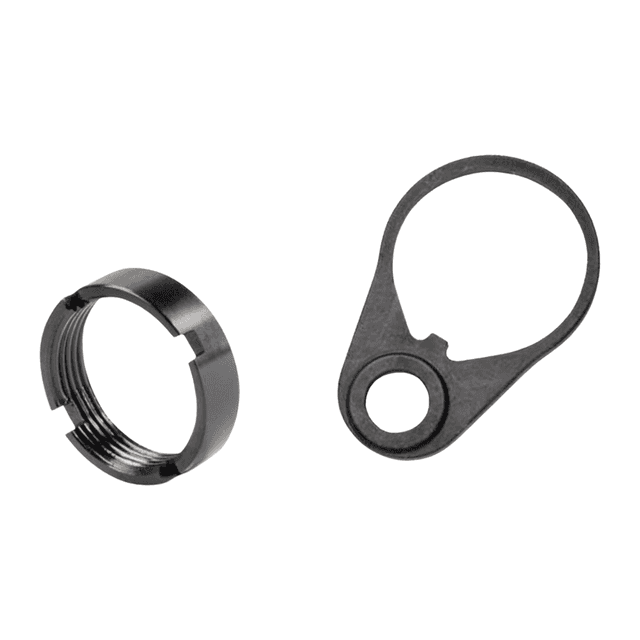White Label Armory WLA-BUF-7007-01 Quick Detach End Plate Kit Black Aluminum/Steel AR-15 White Label Armory WLA-BUF-7007-01 Quick Detach End Plate Kit Black Aluminum/Steel AR-15