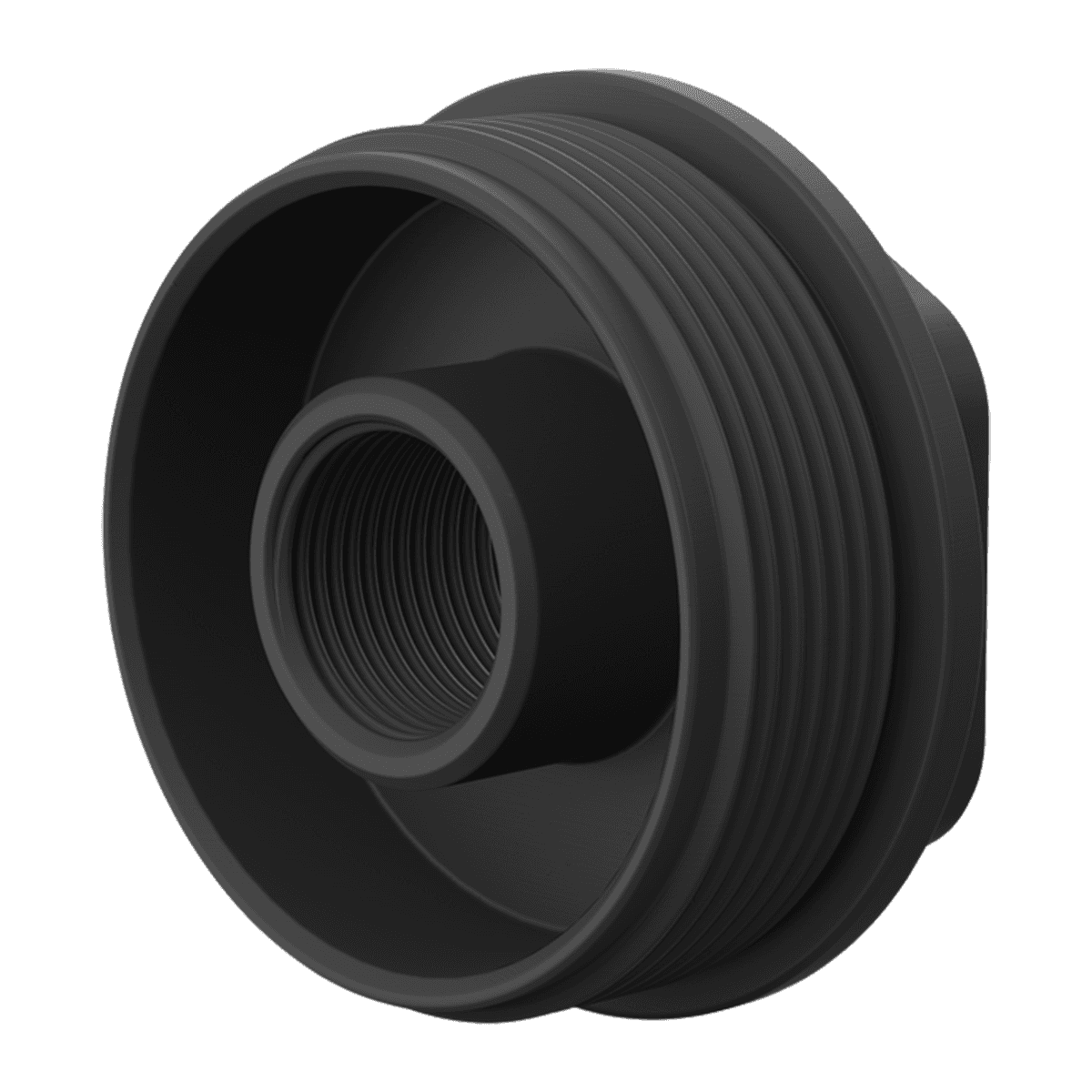 Breek Arms BRK4600 Universal HUB Direct Thread Low Profile 1/2"x28 Threads Black Stainless Steel Breek Arms BRK4600 Universal HUB Direct Thread Low Profile 1/2"x28 Threads Black Stainless Steel