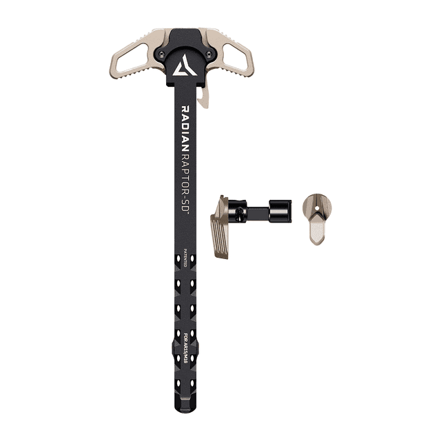 Radian Weapons R0940 Raptor SD 45/90 Charging Handle AR-15/M16 Flat Dark Earth Aluminum Ambidextrous Radian Weapons R0940 Raptor SD 45/90 Charging Handle AR-15/M16 Flat Dark Earth Aluminum Ambidextrous