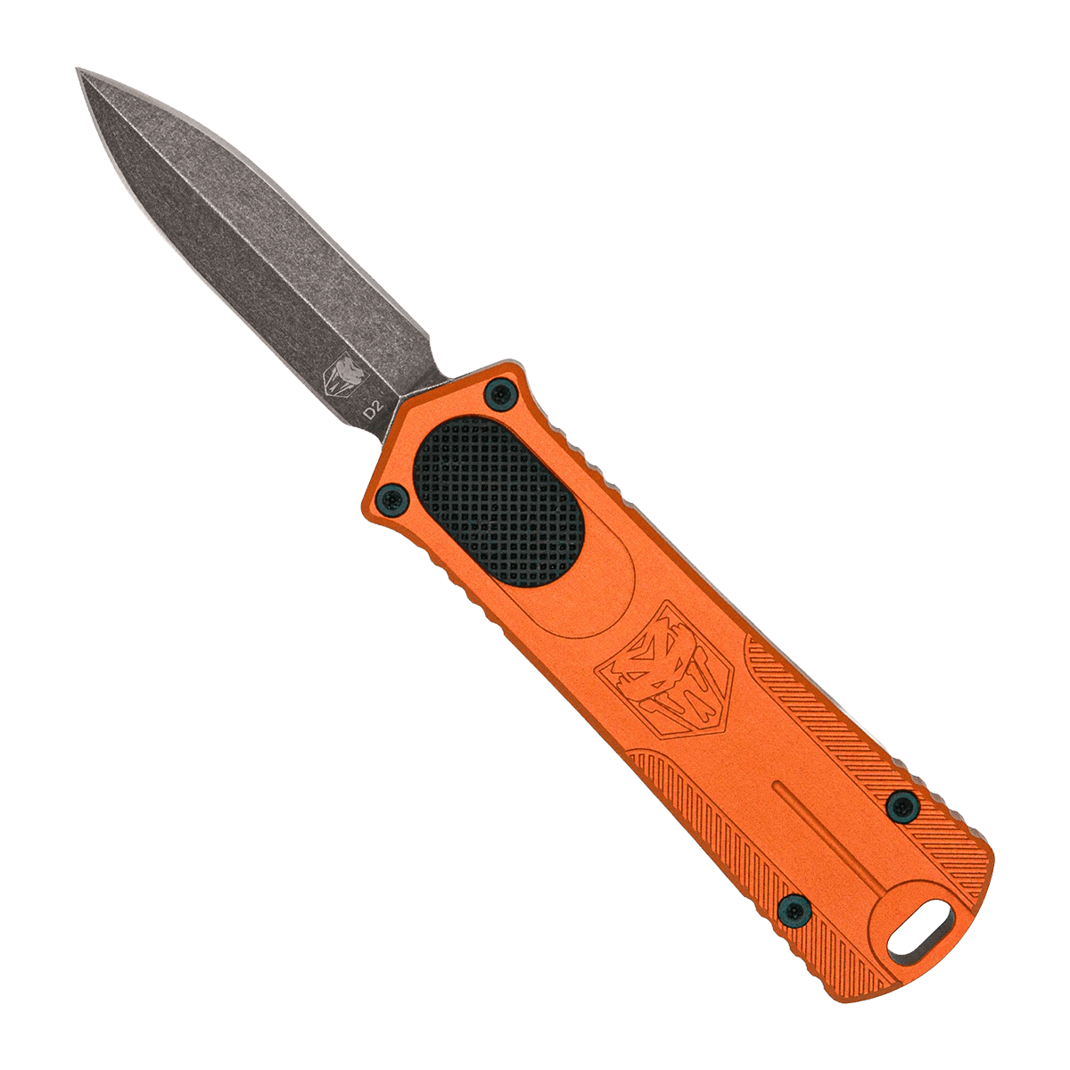 CobraTec Knives 952GEN2ORGDAGNS 952 Gen II 2" OTF Dagger Plain Anodized D2 Steel Blade, 3.13" Orange Anodized Aluminum Handle CobraTec Knives 952GEN2ORGDAGNS 952 Gen II 2" OTF Dagger Plain Anodized D2 Steel Blade, 3.13" Orange Anodized Aluminum Handle