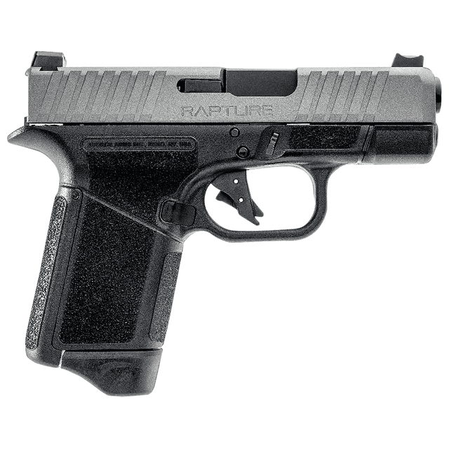 Gforce Arms GF932512BN Rapture Sub-Compact Frame 9mm Luger 12+1 3.25" Black Steel Barrel, Nickel Steel Optic Cut Gforce Arms GF932512BN Rapture Sub-Compact Frame 9mm Luger 12+1 3.25" Black Steel Barrel, Nickel Steel Optic Cut