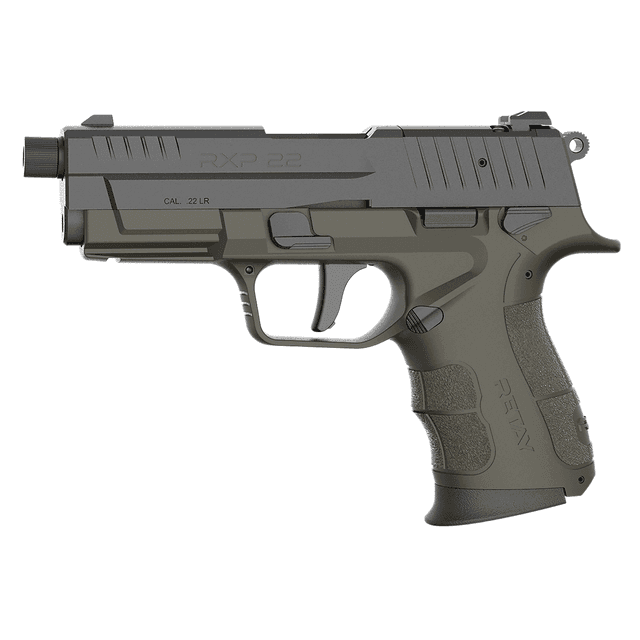 Retay USA RXP22ODBLKS10TH RXP 22 LR 10+1 4" Threaded Barrel, Black/OD Green, Cerakote Optic Ready Retay USA RXP22ODBLKS10TH RXP 22 LR 10+1 4" Threaded Barrel, Black/OD Green, Cerakote Optic Ready