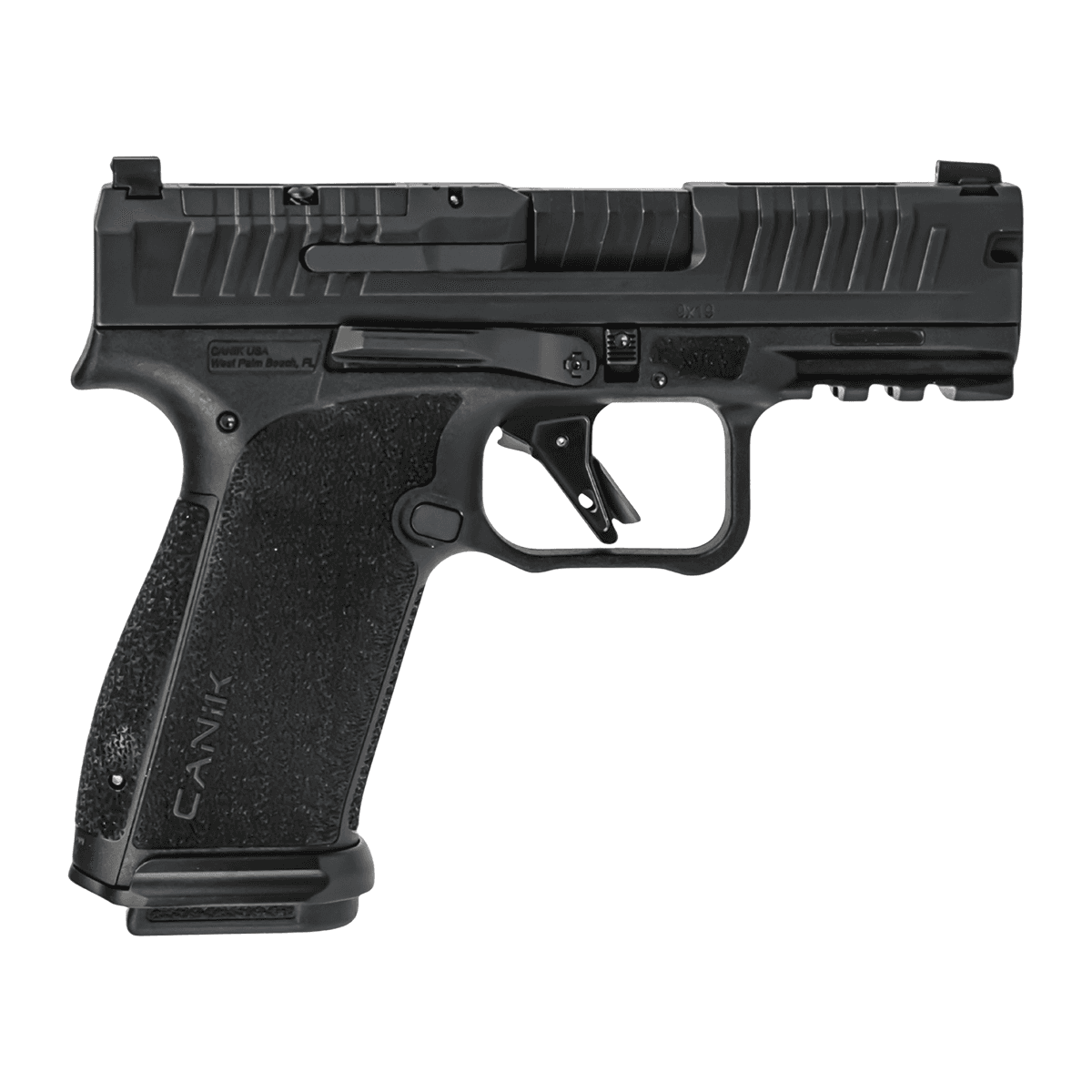 Canik HG8614N Mete MC9 Prime 9mm Luger 17+1 3.64" Optic Ready/Serrated Slide Black Canik HG8614N Mete MC9 Prime 9mm Luger 17+1 3.64" Optic Ready/Serrated Slide Black