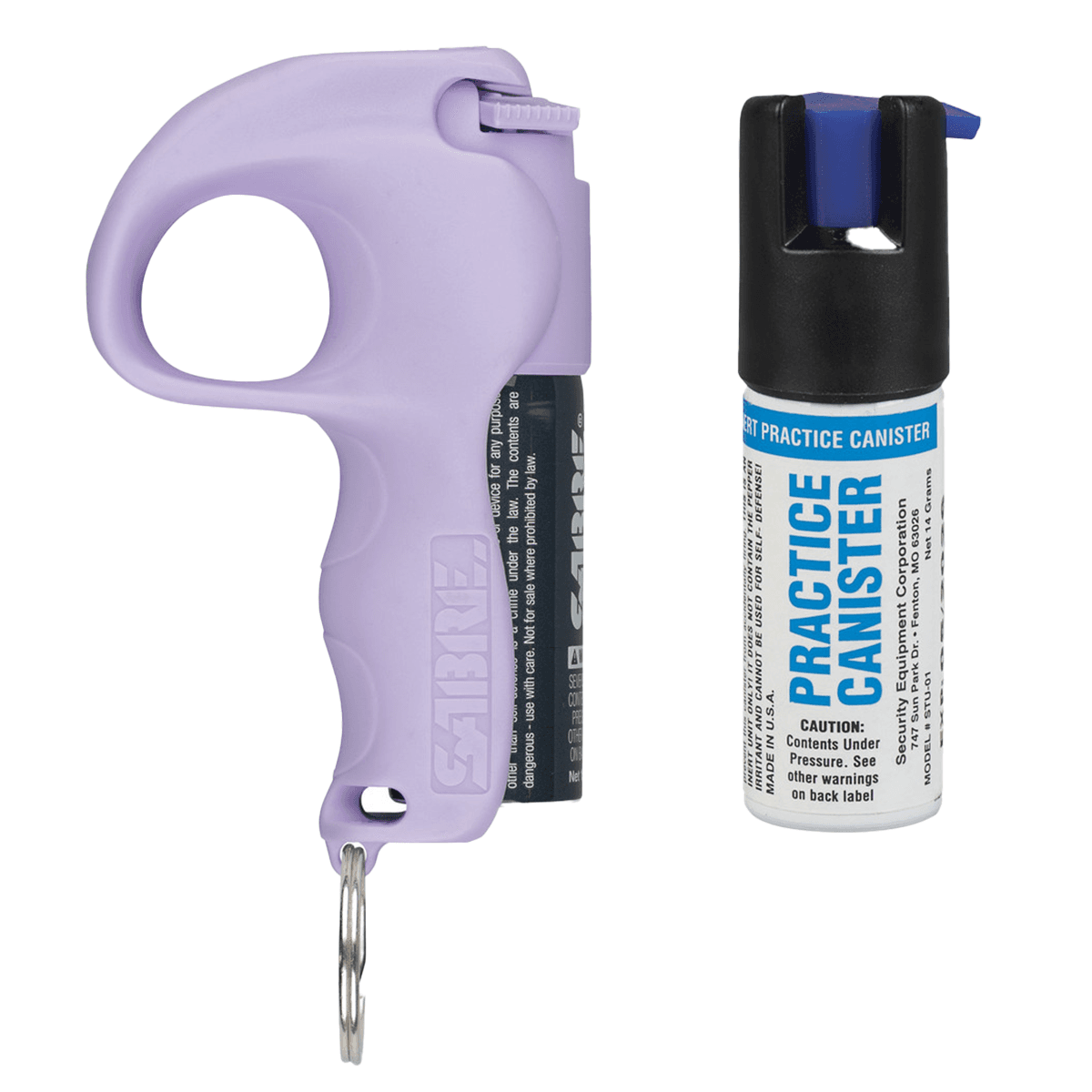 Sabre PBLVOCSTU04 Quick Grip Pepper Spray Range 12ft 0.54oz Lavender Canister Sabre PBLVOCSTU04 Quick Grip Pepper Spray Range 12ft 0.54oz Lavender Canister