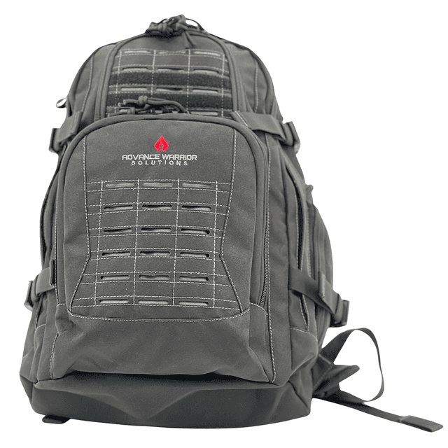 Advance Warrior Solutions S3DBPBL Spear 3 Day Backpack 600D Polyester Black Advance Warrior Solutions S3DBPBL Spear 3 Day Backpack 600D Polyester Black