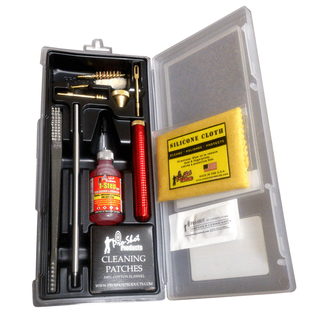 Pro-Shot Classic Box Kit .38/ .357/ 9mm Cal Pistol/Yellow Plastic Case Pro-Shot Classic Box Kit .38/ .357/ 9mm Cal Pistol/Yellow Plastic Case
