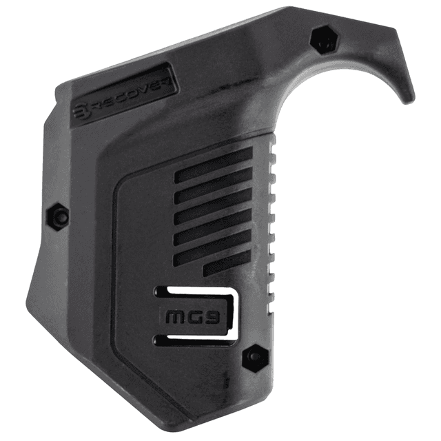 Recover Tactical MG9 Angled Mag Pouch Black Polymer, Picatinny Rail Mount, Compatible w/ Glock Recover Tactical MG9 Angled Mag Pouch Black Polymer, Picatinny Rail Mount, Compatible w/ Glock