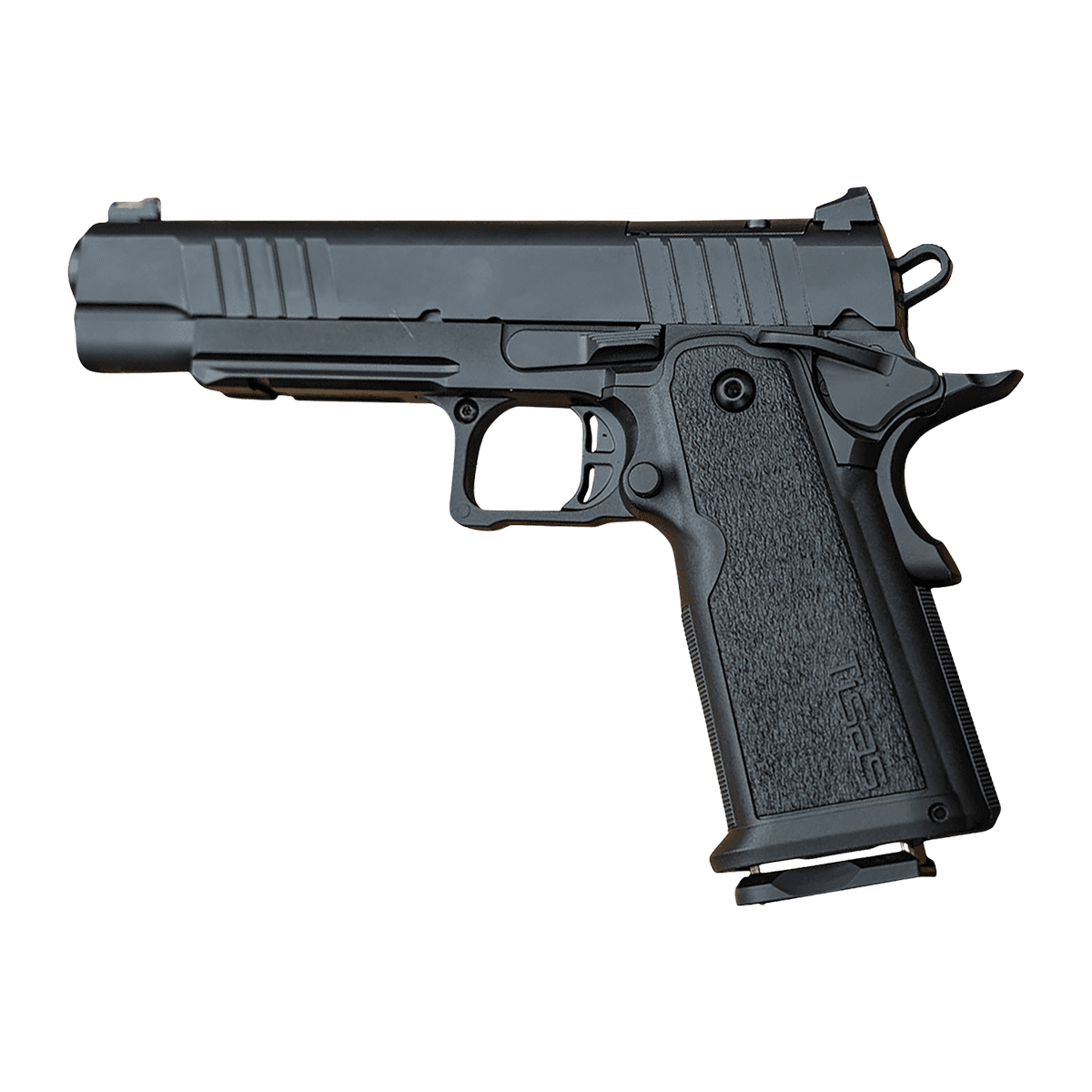 Tisas Arms 12500017 1911 Duty DS 9mm Luger 17+1 5" Black Cerakote Carbon Steel Serrated Slide Tisas Arms 12500017 1911 Duty DS 9mm Luger 17+1 5" Black Cerakote Carbon Steel Serrated Slide
