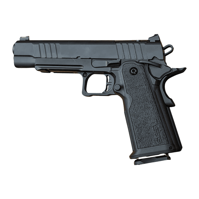 Tisas Arms 12500017 1911 Duty DS 9mm Luger 17+1 5" Black Cerakote Carbon Steel Serrated Slide Tisas Arms 12500017 1911 Duty DS 9mm Luger 17+1 5" Black Cerakote Carbon Steel Serrated Slide