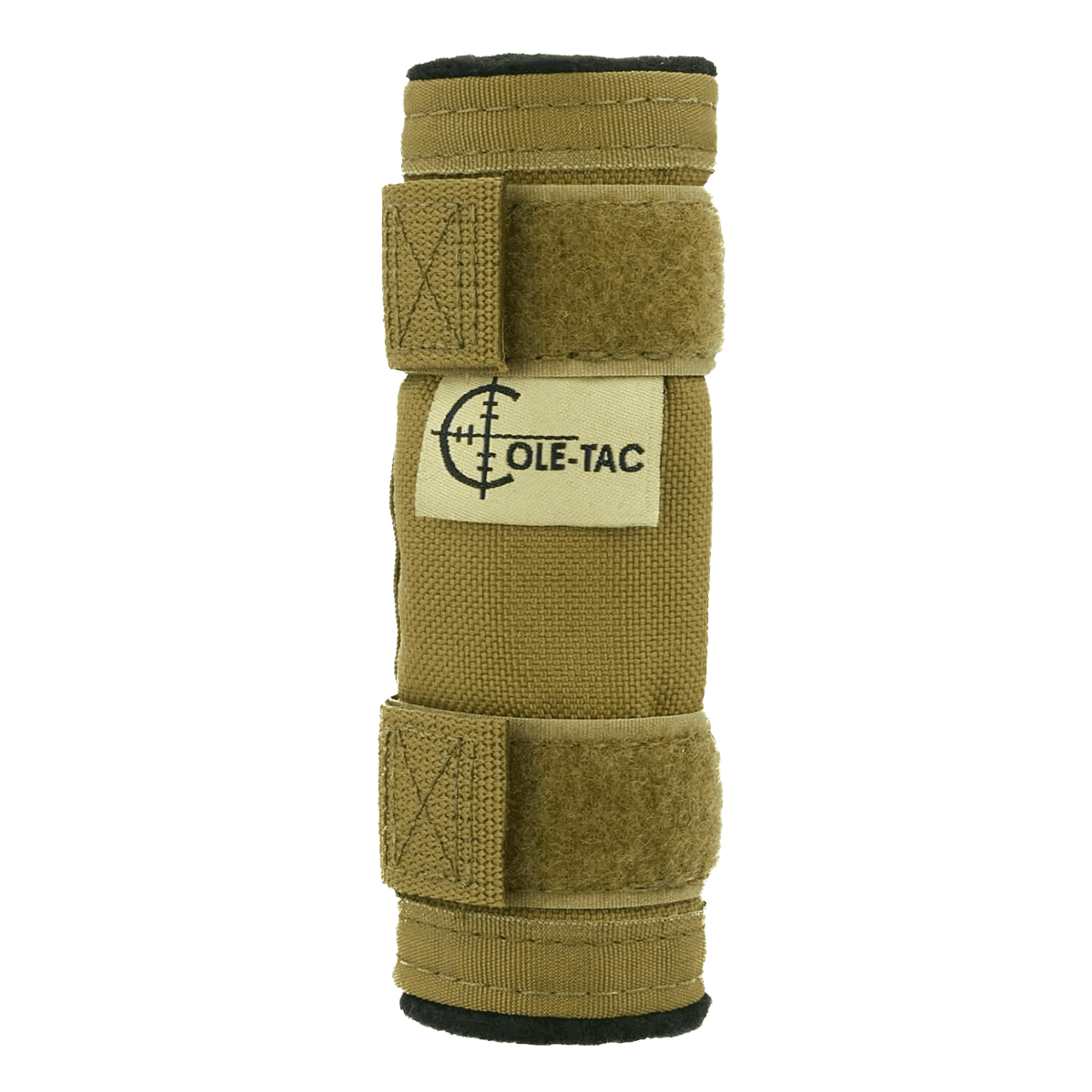 Cole-tac BPC102 Baby Python Suppressor Cover Fits 5" Long Cordura Nylon Coyote Brown Cole-tac BPC102 Baby Python Suppressor Cover Fits 5" Long Cordura Nylon Coyote Brown