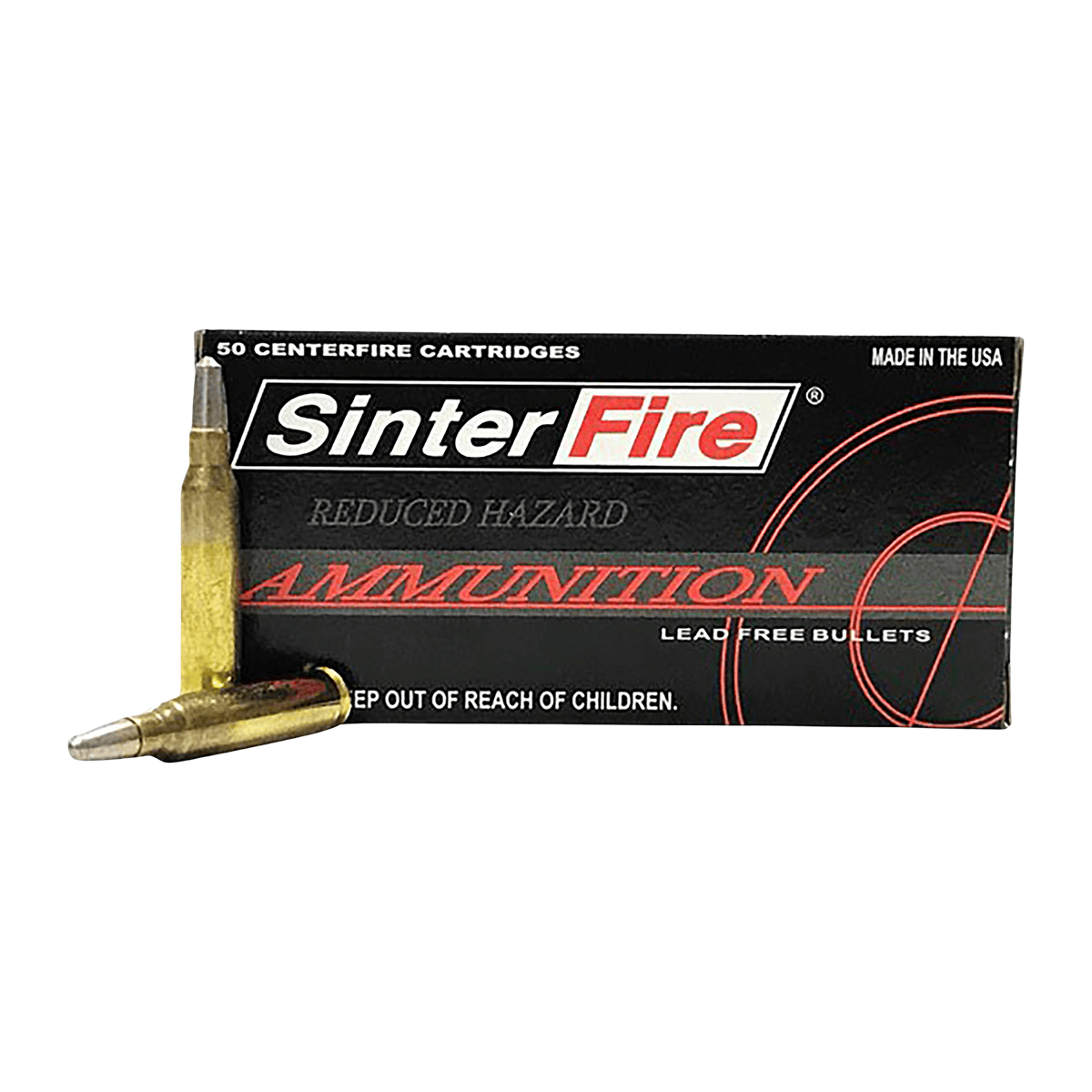 SinterFire Inc SF22355RHA50 Reduced Hazard Ammo (RHA) 223Rem 55gr Lead Free Frangible 50 Per Box SinterFire Inc SF22355RHA50 Reduced Hazard Ammo (RHA) 223Rem 55gr Lead Free Frangible 50 Per Box