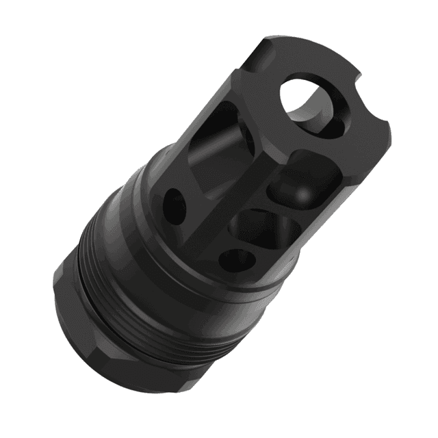 Liberty Precision Machine LPM-2009 Liberty Bell Muzzle Brake Black Stainless Steel 1/2"x28 Threads 1.70" Liberty Precision Machine LPM-2009 Liberty Bell Muzzle Brake Black Stainless Steel 1/2"x28 Threads 1.70"