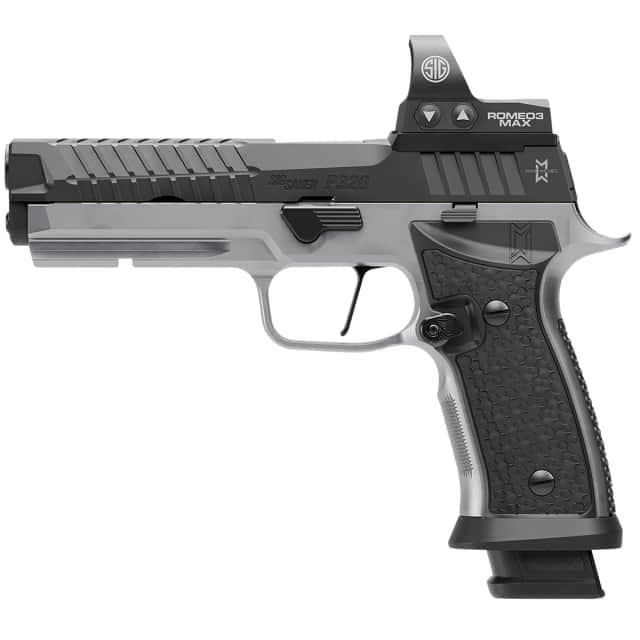 Sig Sauer 320SXG59MAXM10 P320 SXG MAX Full Size Frame 9mm Luger 10+1 5" Black Match Grade Bull Barrel, Optic Ready, Two Tone Sig Sauer 320SXG59MAXM10 P320 SXG MAX Full Size Frame 9mm Luger 10+1 5" Black Match Grade Bull Barrel, Optic Ready, Two Tone