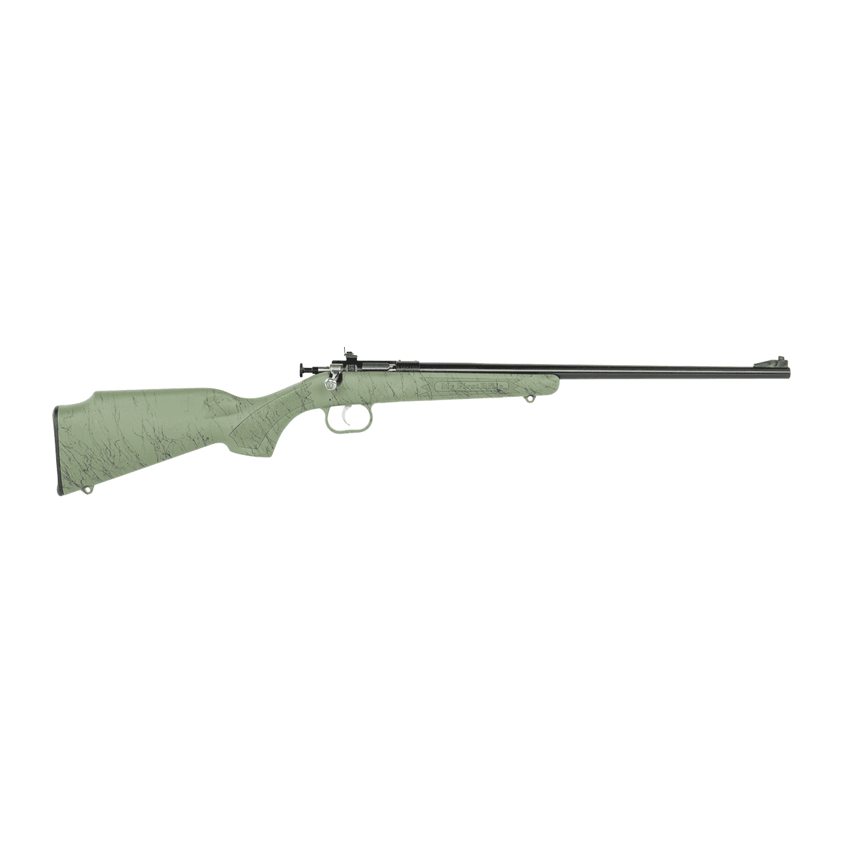 Crickett KSA2342 My First Rifle Gen2 22 LR 1rd 16.13" Blued Single Shot Barrel, Drilled & Tapped Receiver, Green w/Black Webbing Crickett KSA2342 My First Rifle Gen2 22 LR 1rd 16.13" Blued Single Shot Barrel, Drilled & Tapped Receiver, Green w/Black Webbing