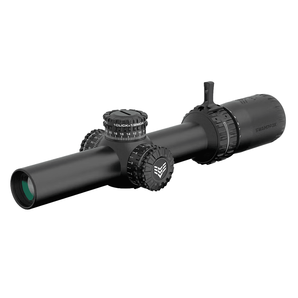 Swampfox Optics ARH18241GM Arrowhead LPVO Black 1-8x 24mm 30mm Tube Guerrilla Dot MOA Green Reticle Swampfox Optics ARH18241GM Arrowhead LPVO Black 1-8x 24mm 30mm Tube Guerrilla Dot MOA Green Reticle