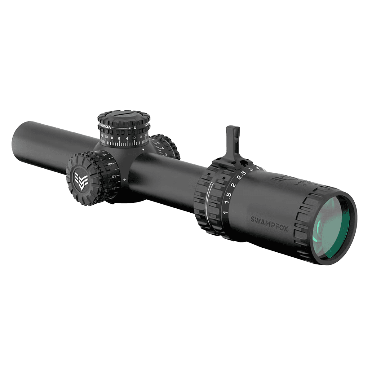 Swampfox Optics ARH18241RL Arrowhead LPVO Black 1-8x 24mm 30mm Tube Guerrilla Dot MIL Red Reticle Swampfox Optics ARH18241RL Arrowhead LPVO Black 1-8x 24mm 30mm Tube Guerrilla Dot MIL Red Reticle