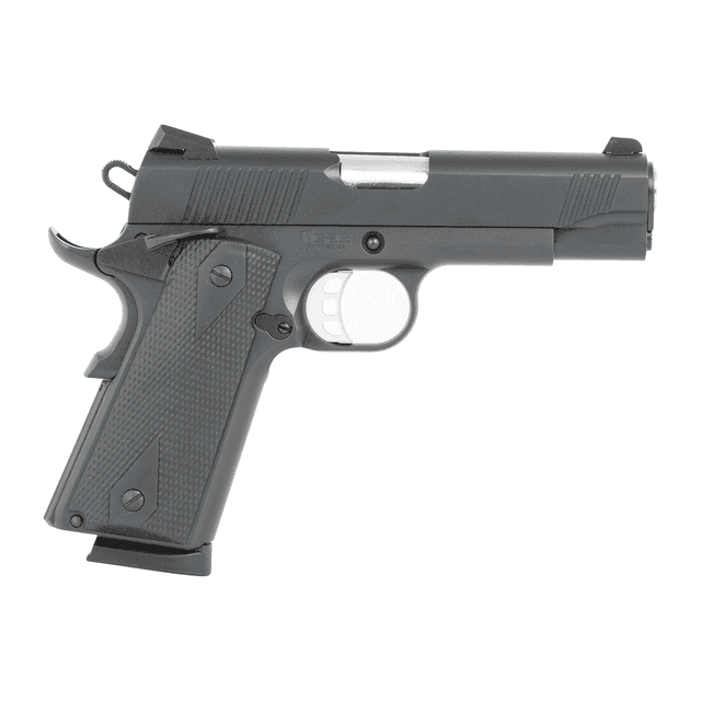 Tisas Arms 10100119 1911 Carry 45 ACP 8+1 4.25" Black Cerakote Carbon Steel Serrated Slide & Frame w/Beavertail Tisas Arms 10100119 1911 Carry 45 ACP 8+1 4.25" Black Cerakote Carbon Steel Serrated Slide & Frame w/Beavertail
